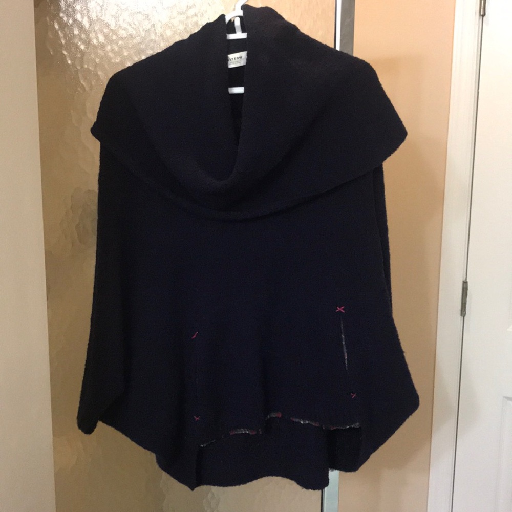 Wool poncho